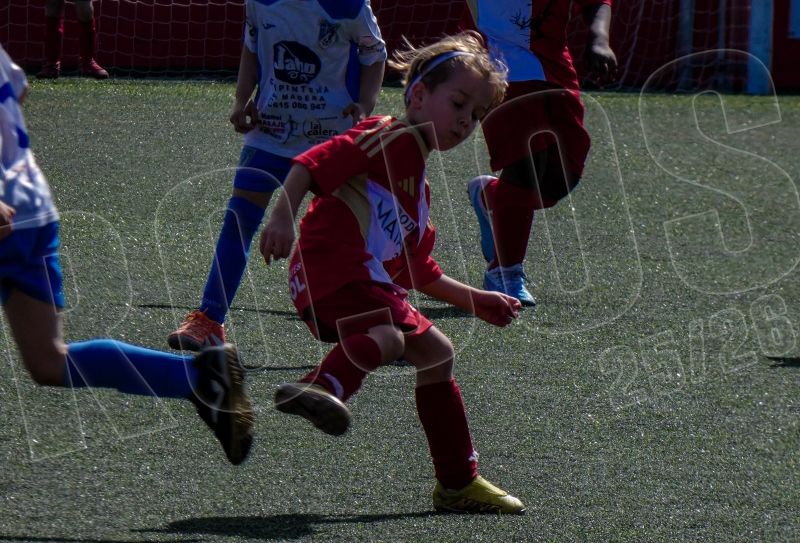 Prebenjamín: Mucho juego de los rojos