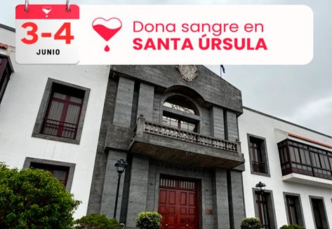 Santa Úrsula acogerá una nueva campaña de donación de sangre